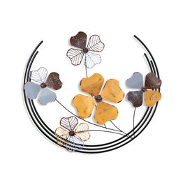 Wallity Haiyang 2 Escultura de pared de metal multicolor